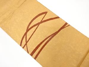 芝草模様　刺繍　袋帯